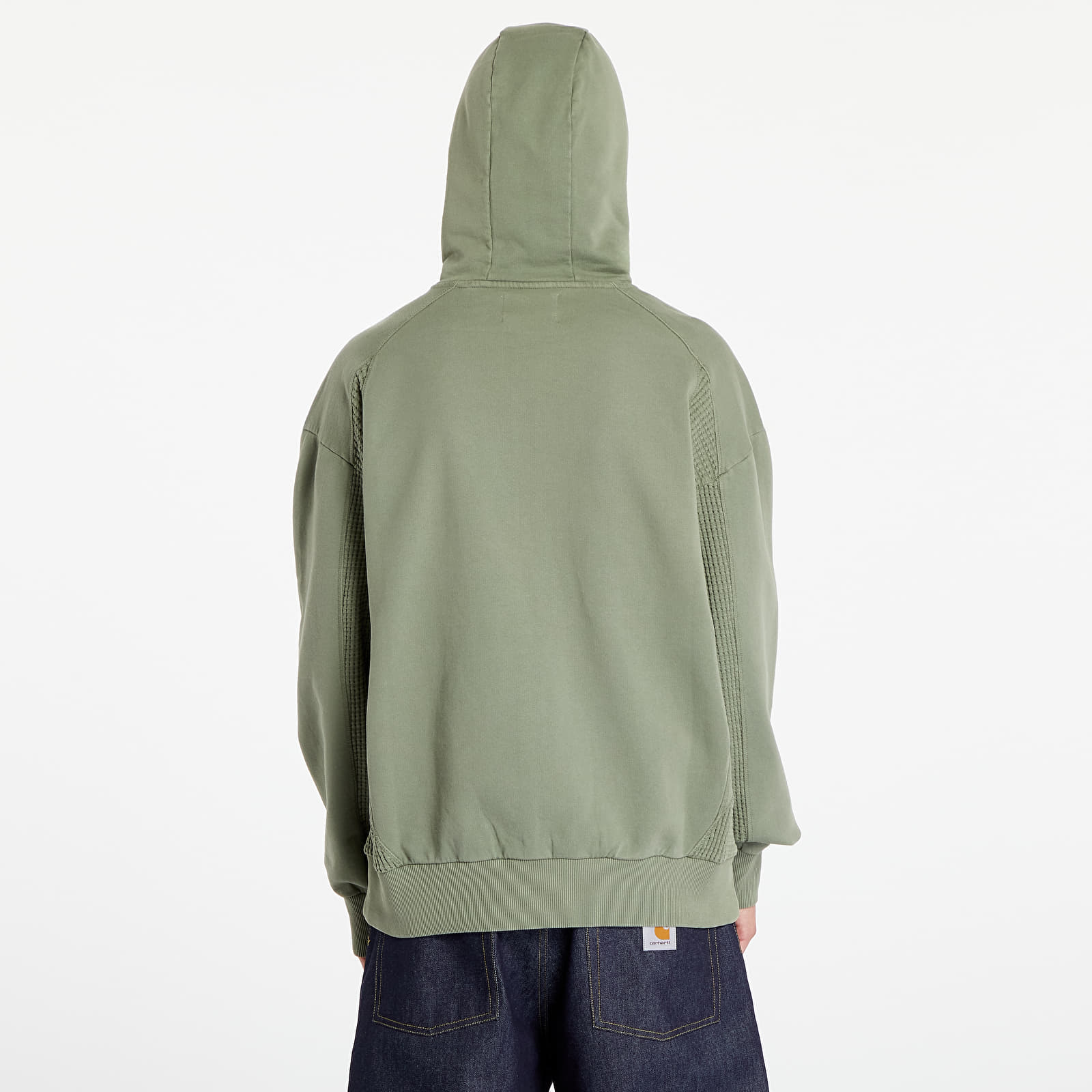 Herrenjacken Reebok Uniform Bi-Material Hooded  Forest Green