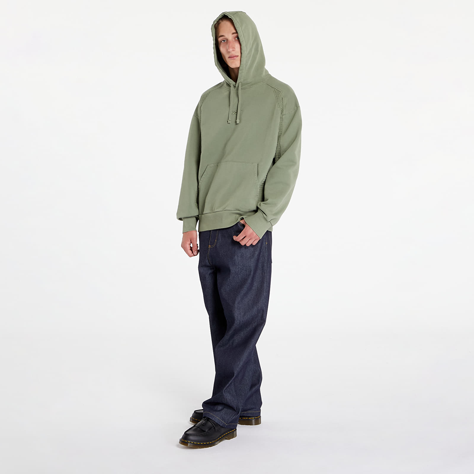 Herrenjacken Reebok Uniform Bi-Material Hooded  Forest Green