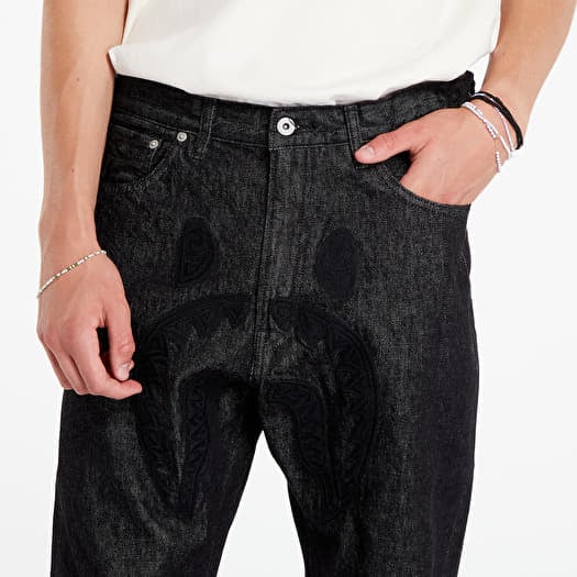 【返品不可】 Pants Denim Oz 13 Shark APE BATHING A Jeans Black Footshop | パンツ