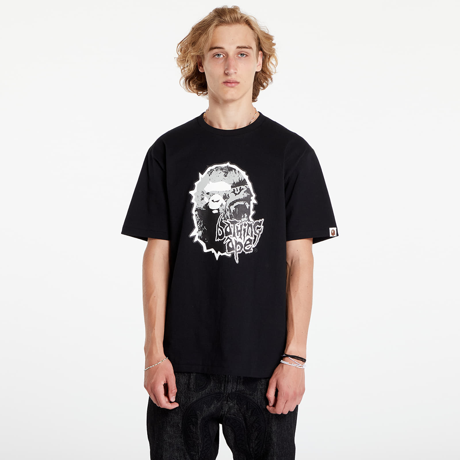 Tričko A BATHING APE Mad Ape Head Tee Black S