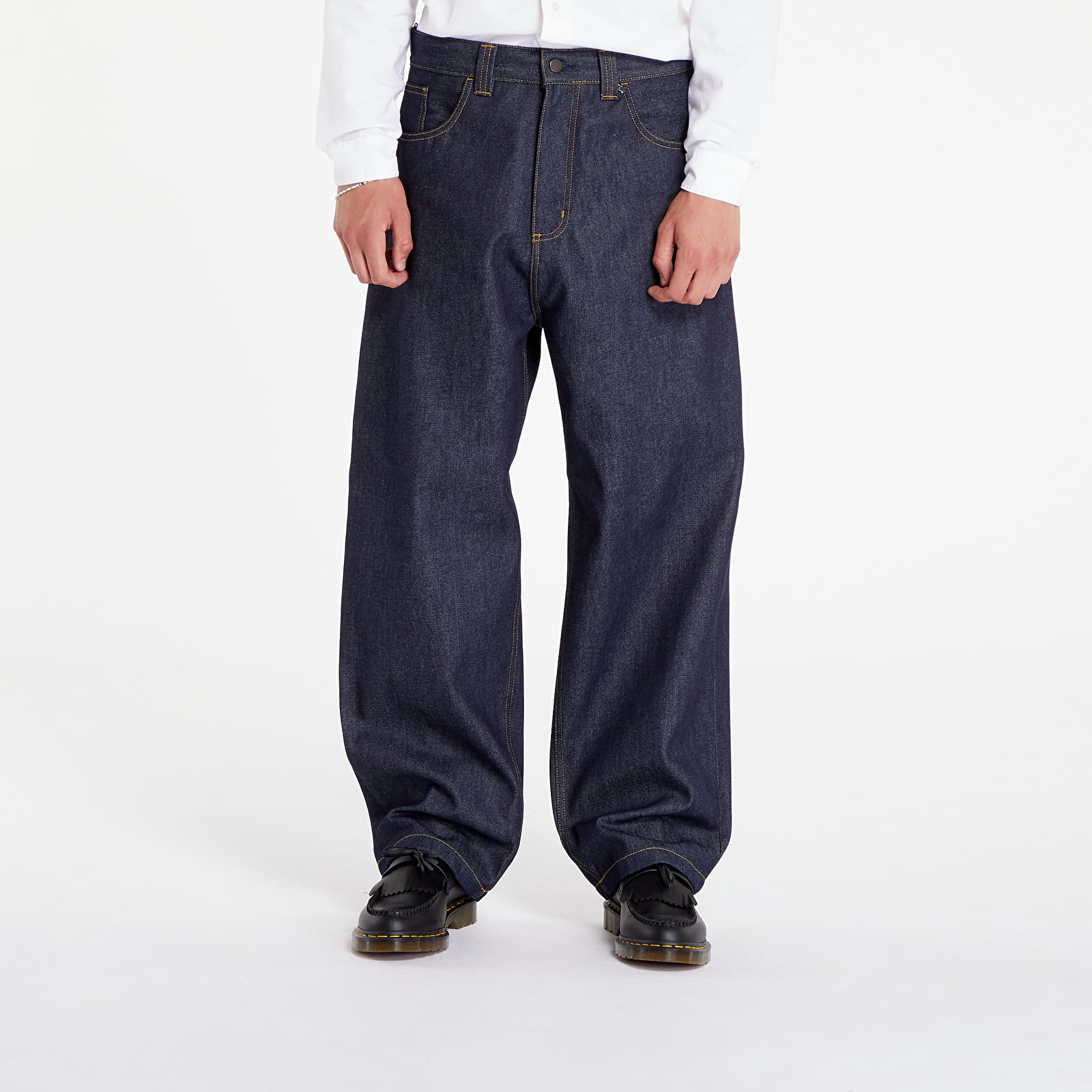 Men's trousers Carhartt WIP Brandon Pant Blue Rigid | Footshop