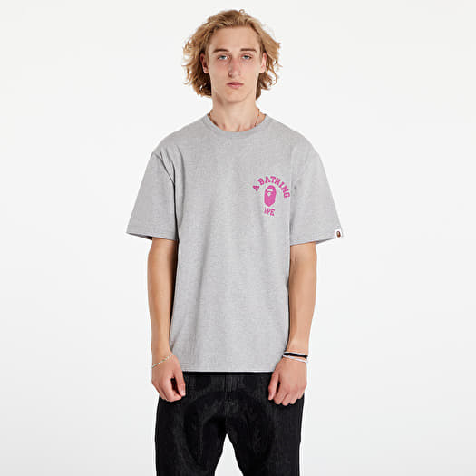 Magliette A BATHING APE Color Camo College Ats Tee Gray Footshop