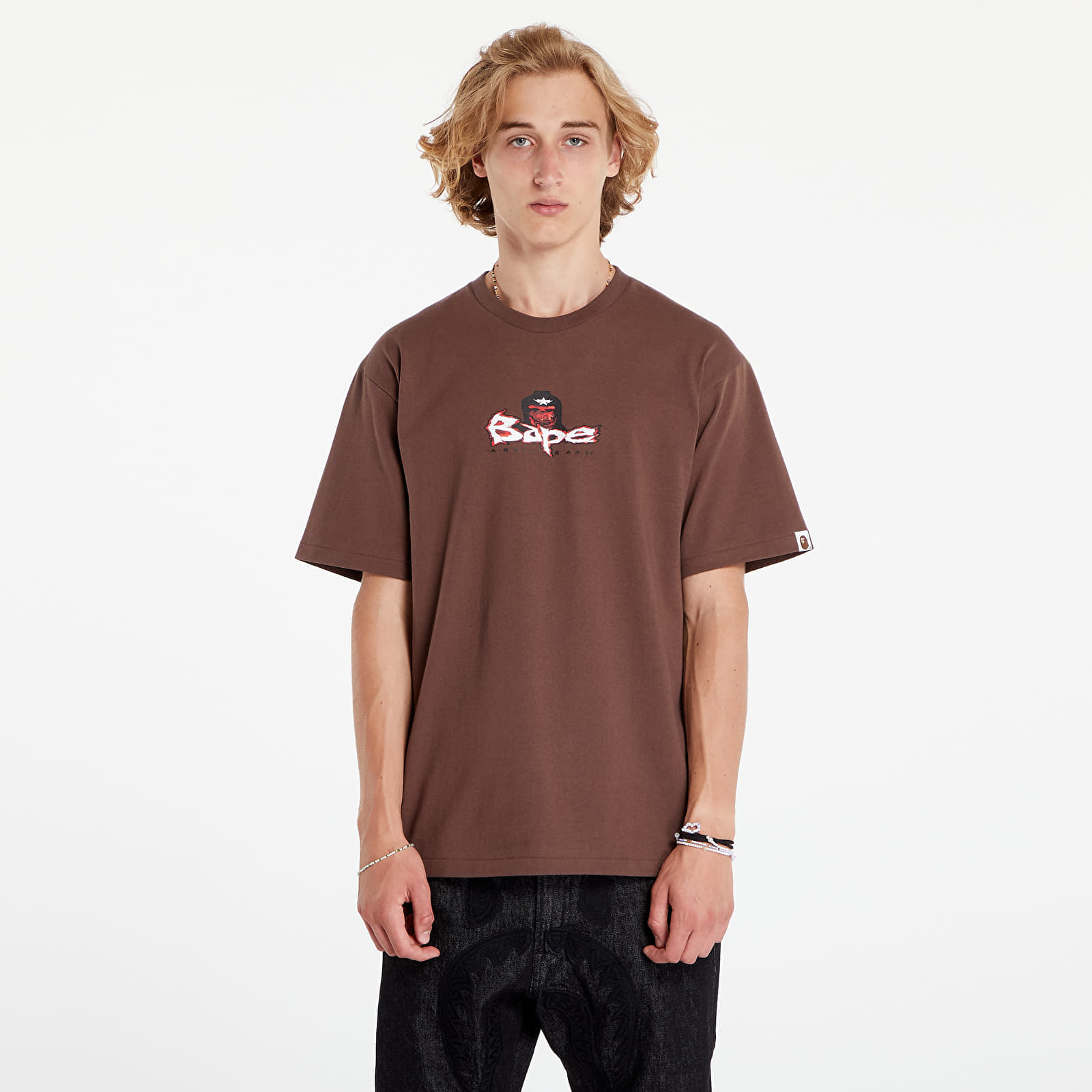 Maglietta A BATHING APE Color Camo Mad Ape Tee Brown S