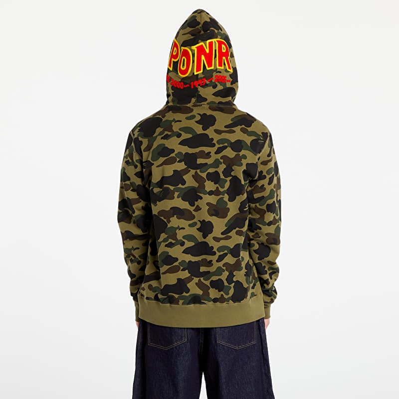 Hoodies and sweatshirts A BATHING APE 1St Camo 2Nd Shark Full Zip