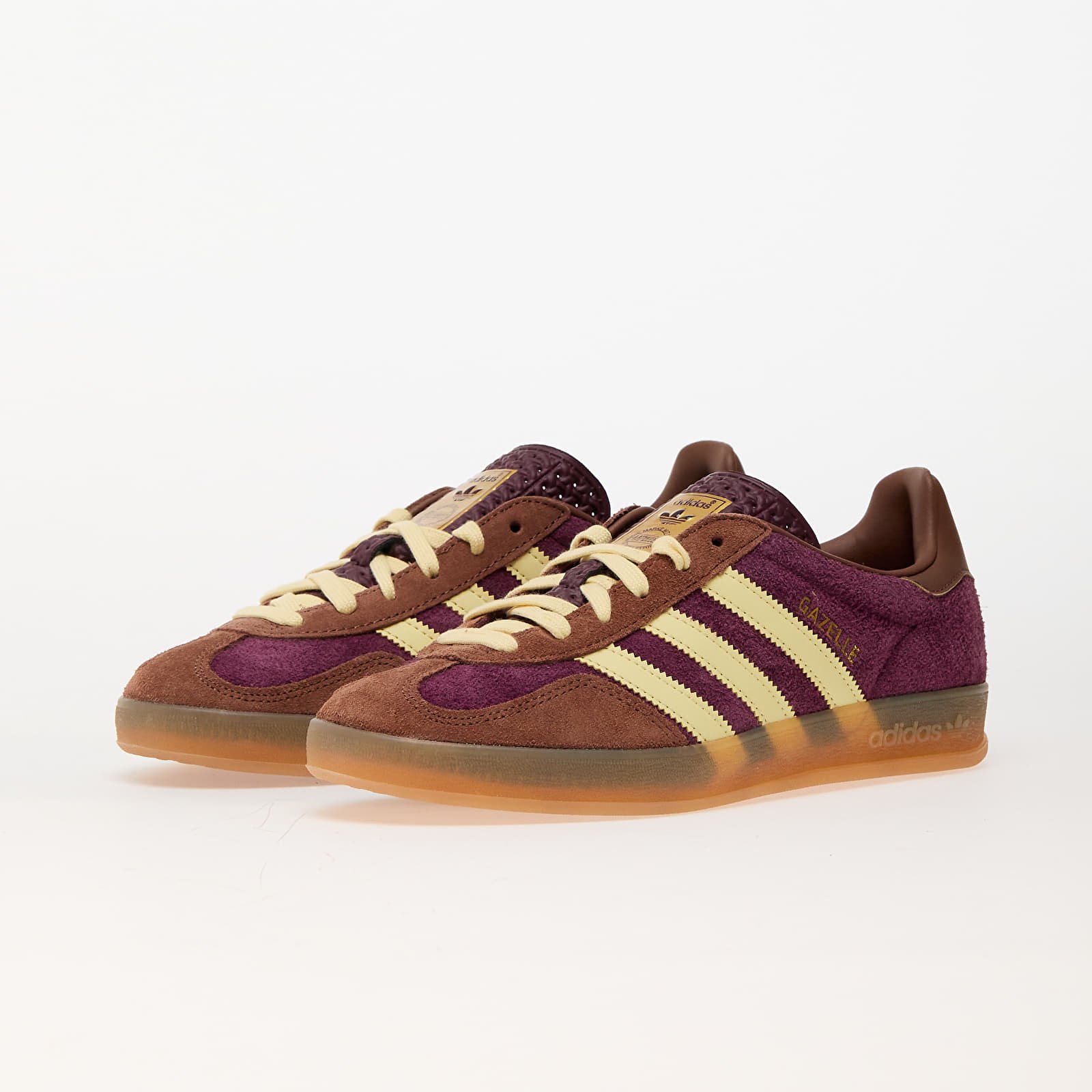 Pánské tenisky a boty adidas Gazelle Indoor Maroon/ Almost Yellow/ Preloved Brown