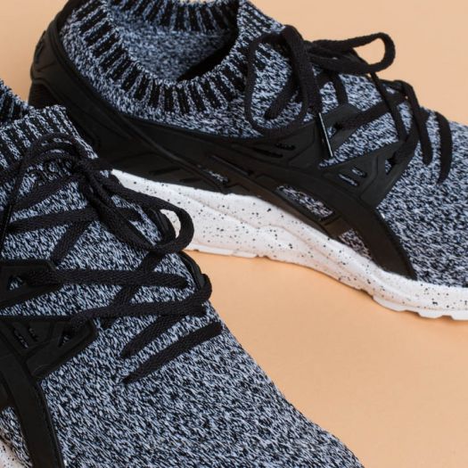 Asics Gel Kayano Trainer Knit White Black Footshop