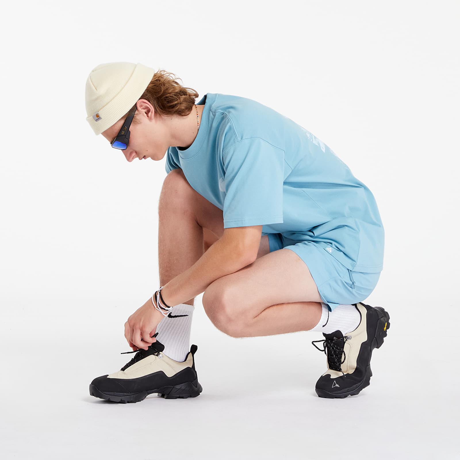 Koszulki Nike ACG Dri-Fit Tee OC Galaxy Denim Turquoise