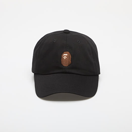 A BATHING APE Ape Head Panel Cap Black | Footshop
