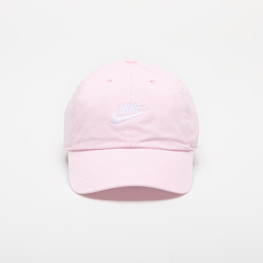 Czapka Nike Club Unstructured Futura Wash Cap Pink Foam / White