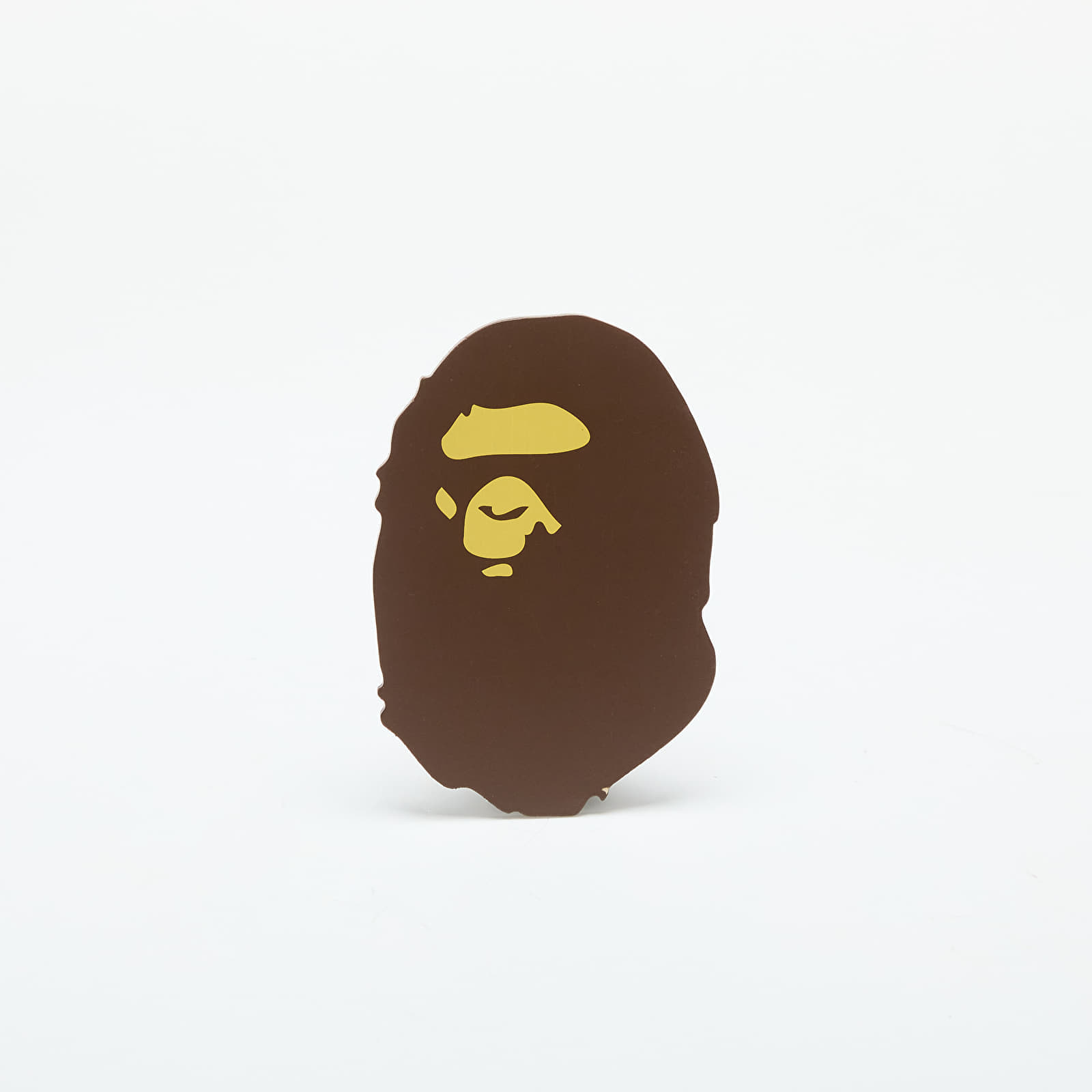 A BATHING APE Ape Head Coaster Brown Universal