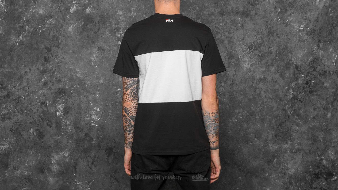 T-Shirts und Hemden FILA Day Tee Black-Bright White
