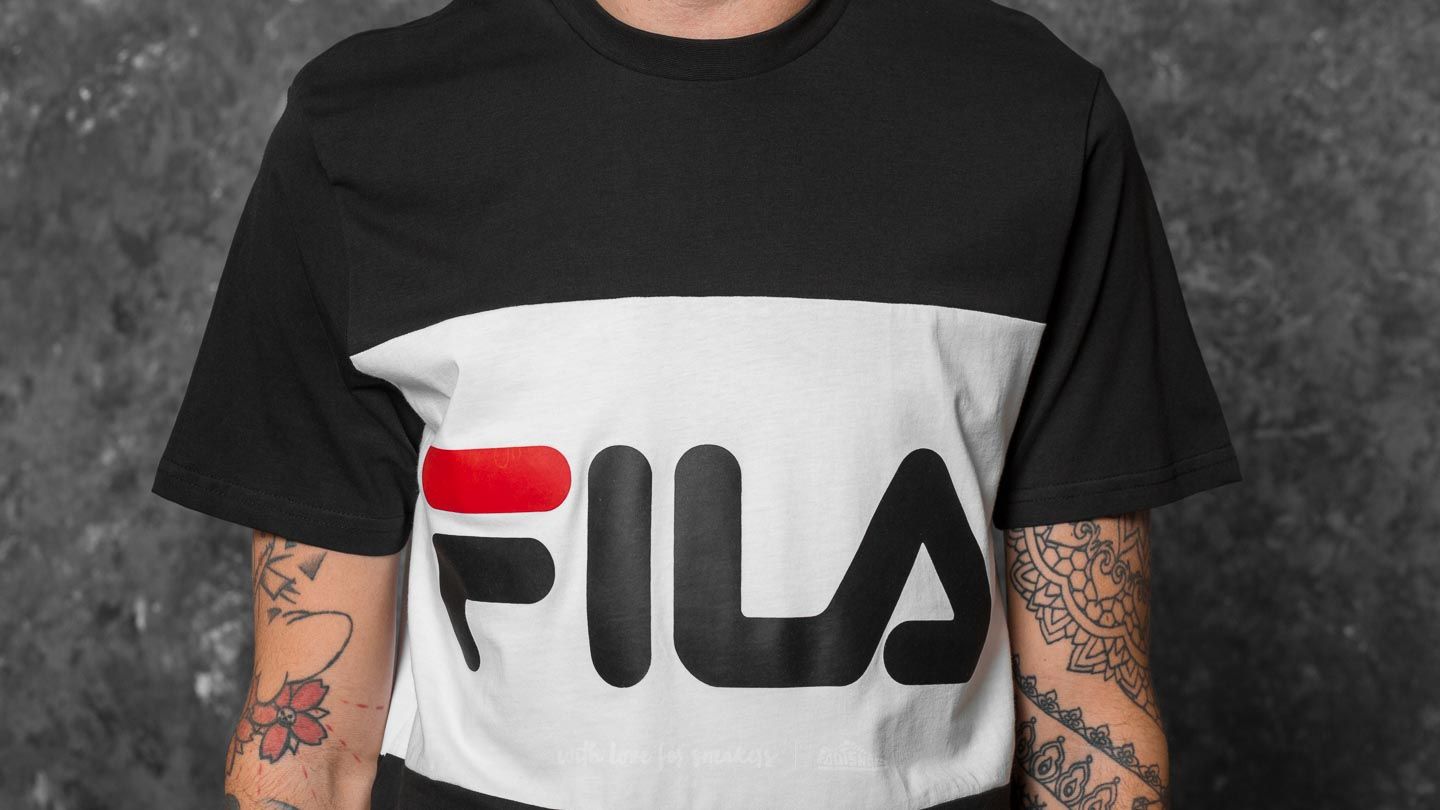 T-Shirts und Hemden FILA Day Tee Black-Bright White