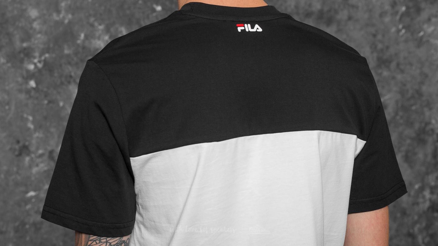 T-Shirts und Hemden FILA Day Tee Black-Bright White
