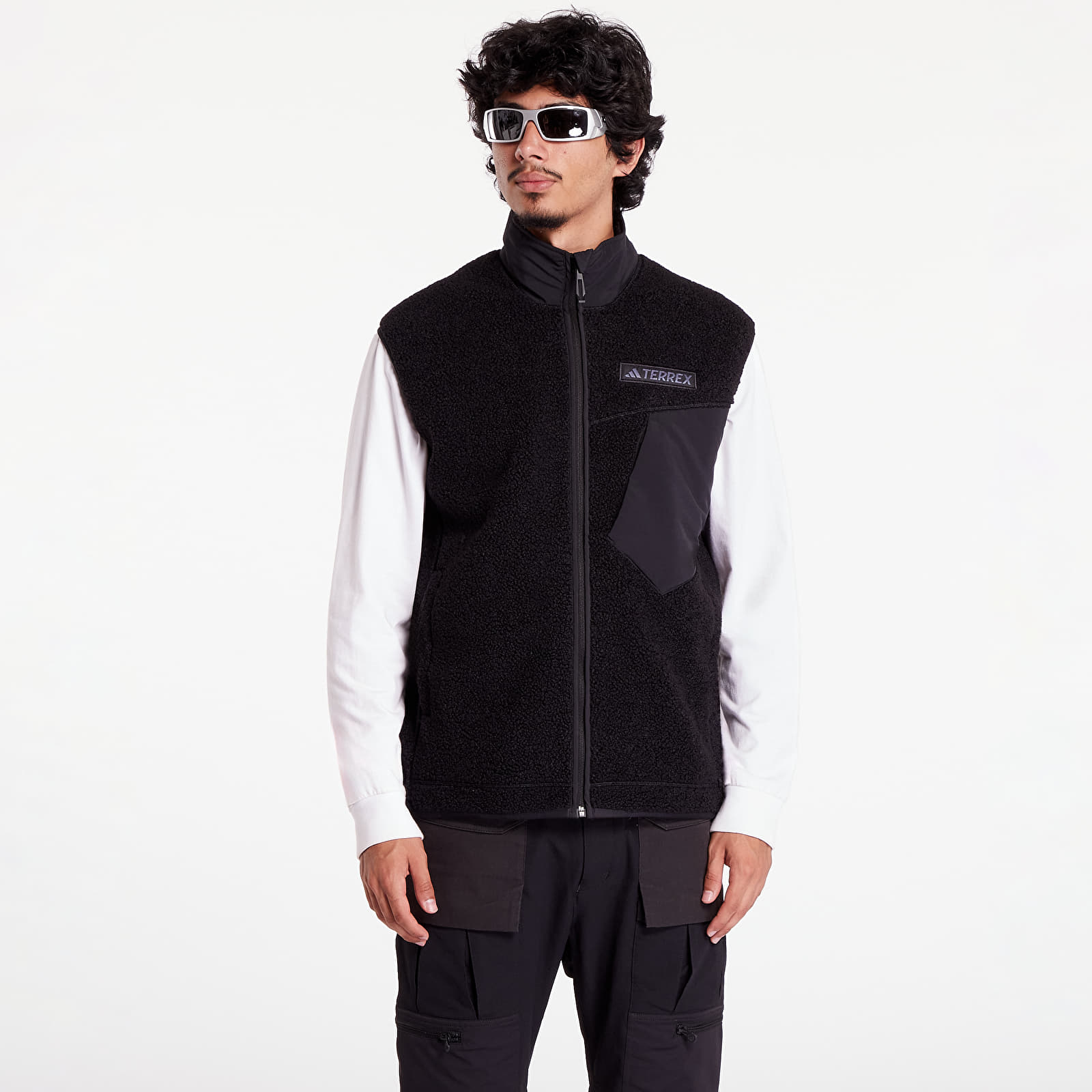 Prsluci adidas Terrex Xploric High Pile Fleece Vest Black