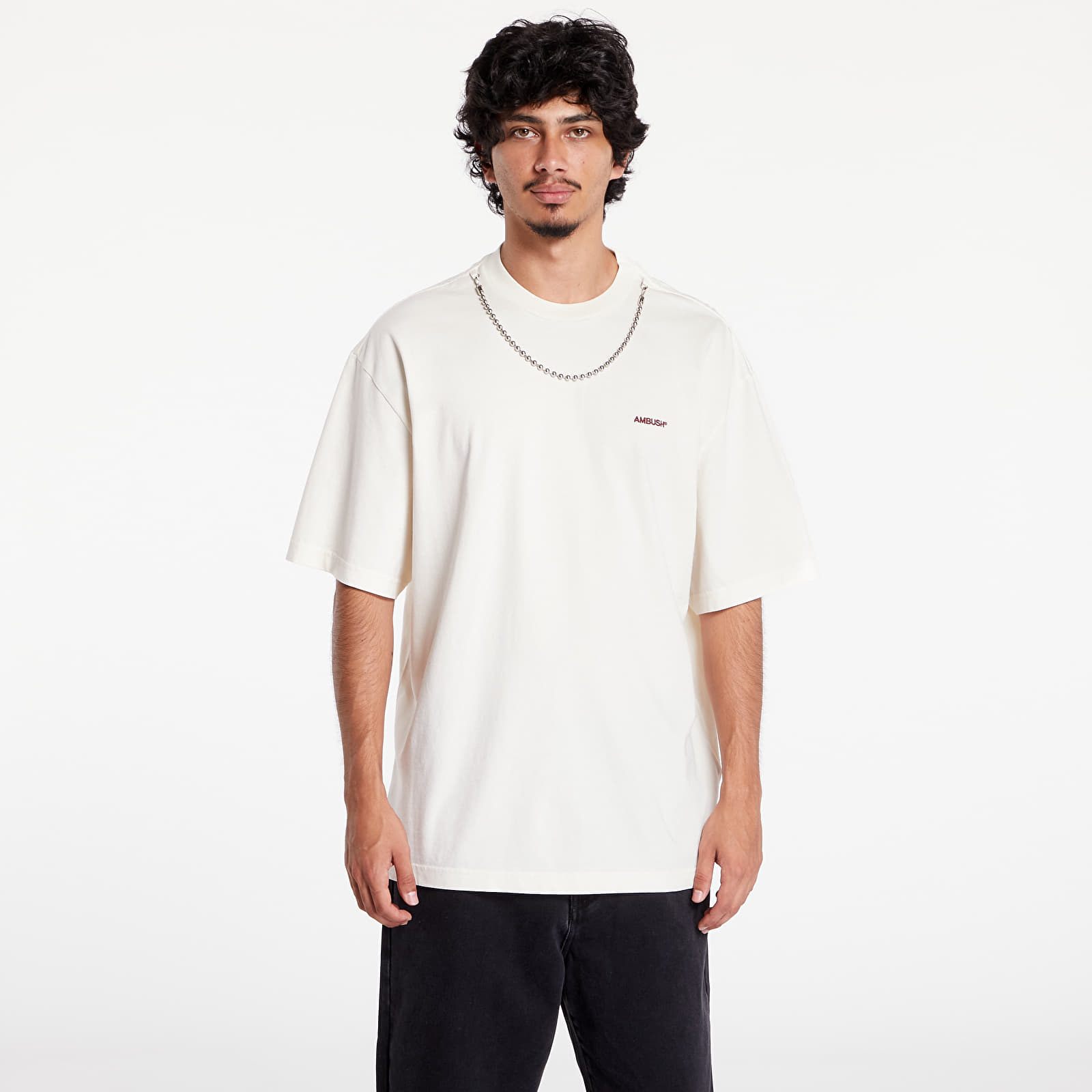 Pólók Ambush Ballchain T-Shirt Tofu/ Tap Shoe