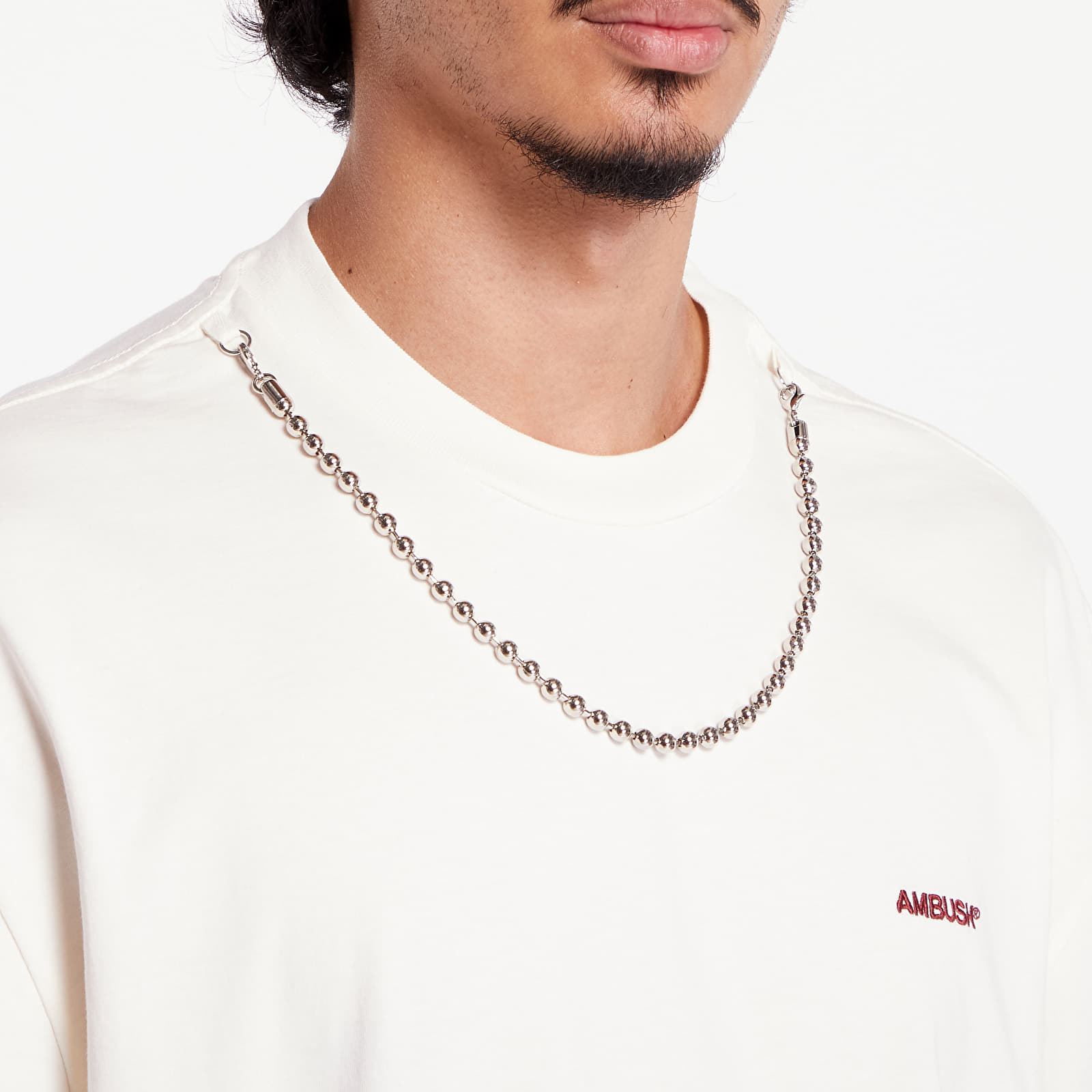 Pólók Ambush Ballchain T-Shirt Tofu/ Tap Shoe