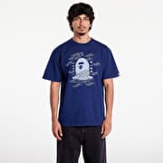 A BATHING APE 31St Anniversary Japan Ape Head Tee Indigo