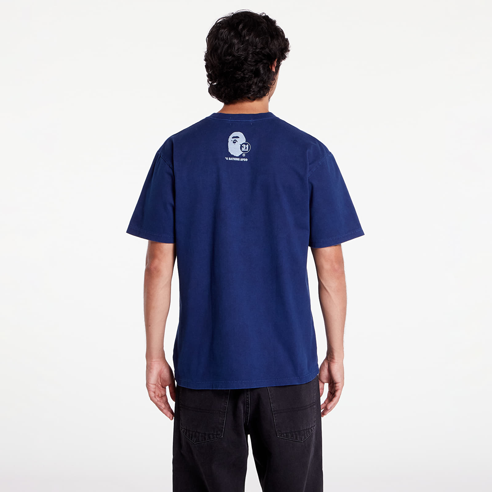 T-shirts A BATHING APE 31St Anniversary Japan Ape Head Tee Indigo