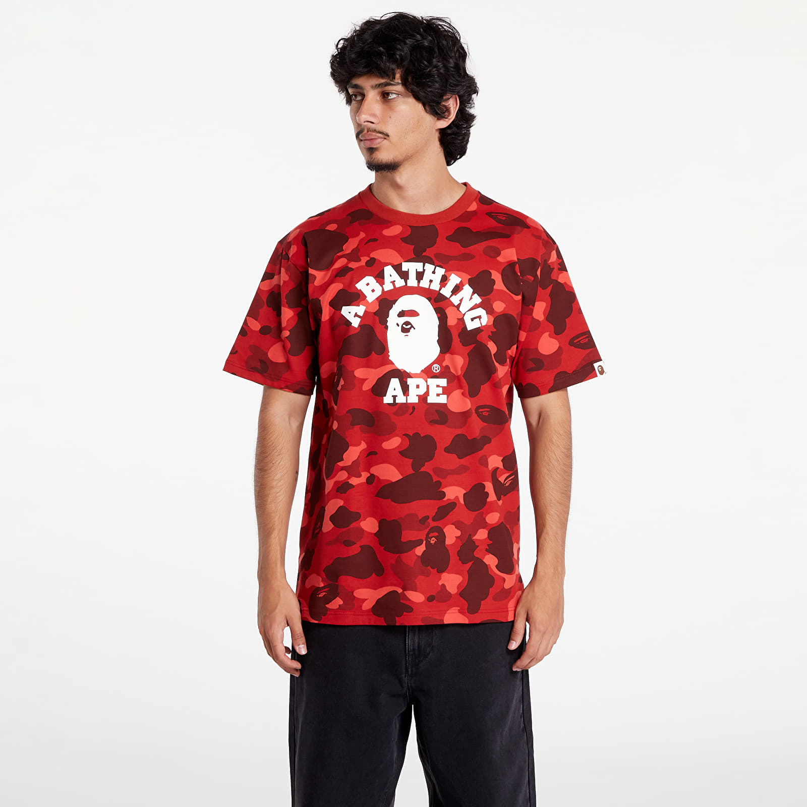 Red bape camo shirt discount