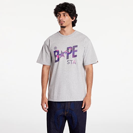 T-shirt A BATHING APE Color Camo Bape Sta Logo Tee Gray