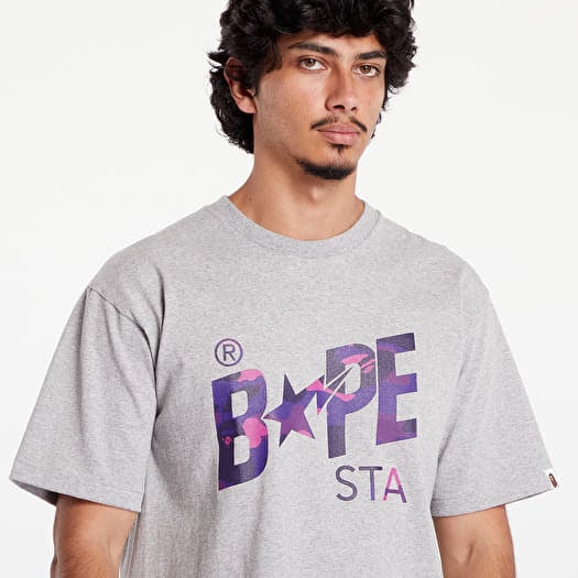 Magliette A BATHING APE Color Camo Bape Sta Logo Tee Gray Footshop