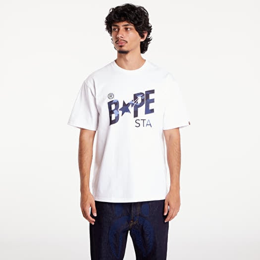 Magliette A BATHING APE Color Camo Bape Sta Logo Tee White Footshop