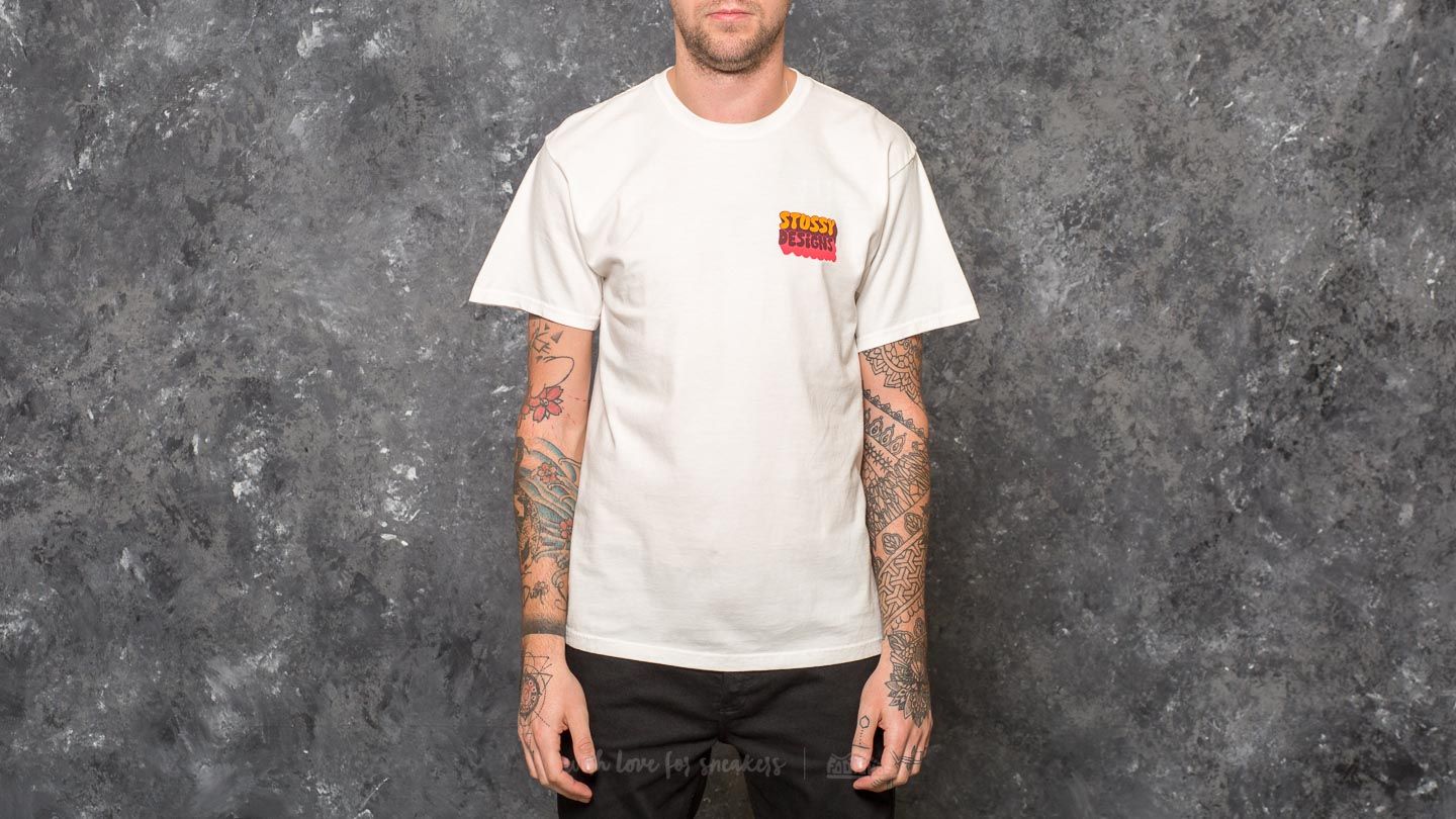 Marškinėliai Stüssy Politics Of Ecstasy Pigment Dyed Tee Natural