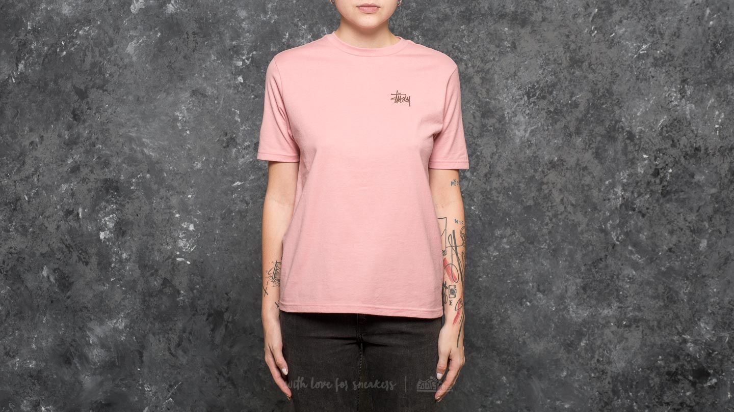 Koszulki Stüssy Basic Tee Dusty Rose (2902917 dusty rose) | Footshop