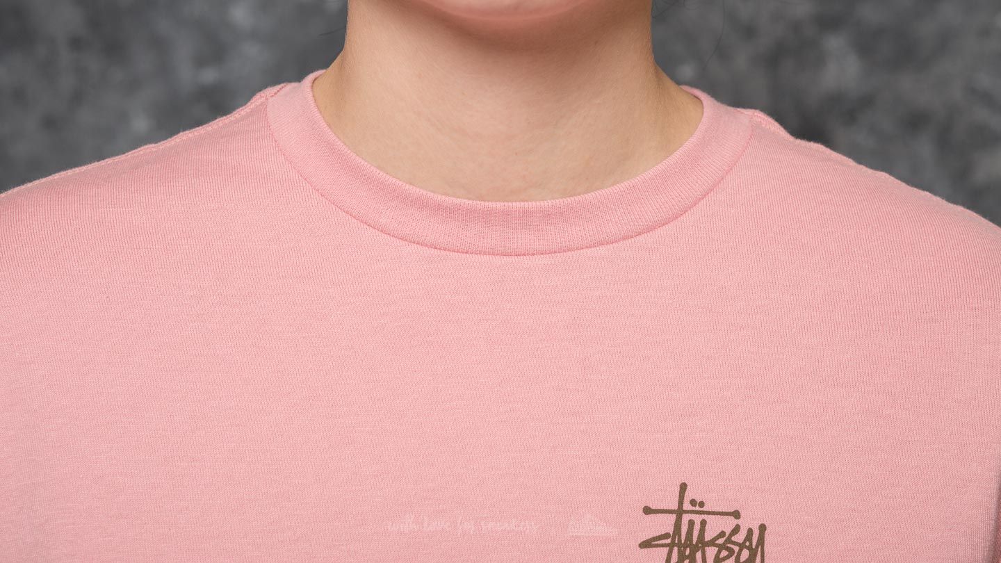 T-shirts Stüssy Basic Tee Dusty Rose | Footshop