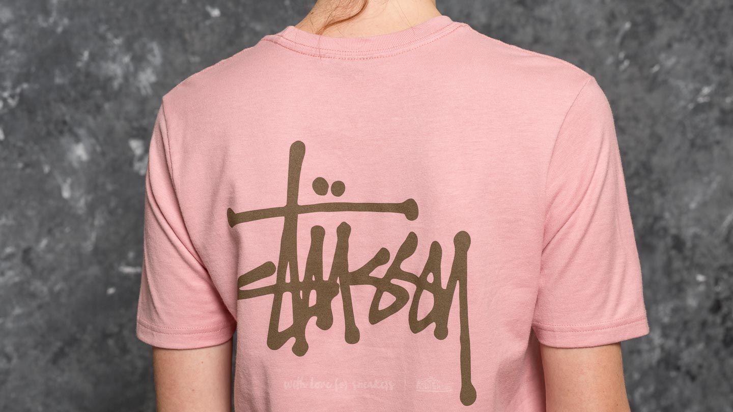 T-shirts Stüssy Basic Tee Dusty Rose | Footshop
