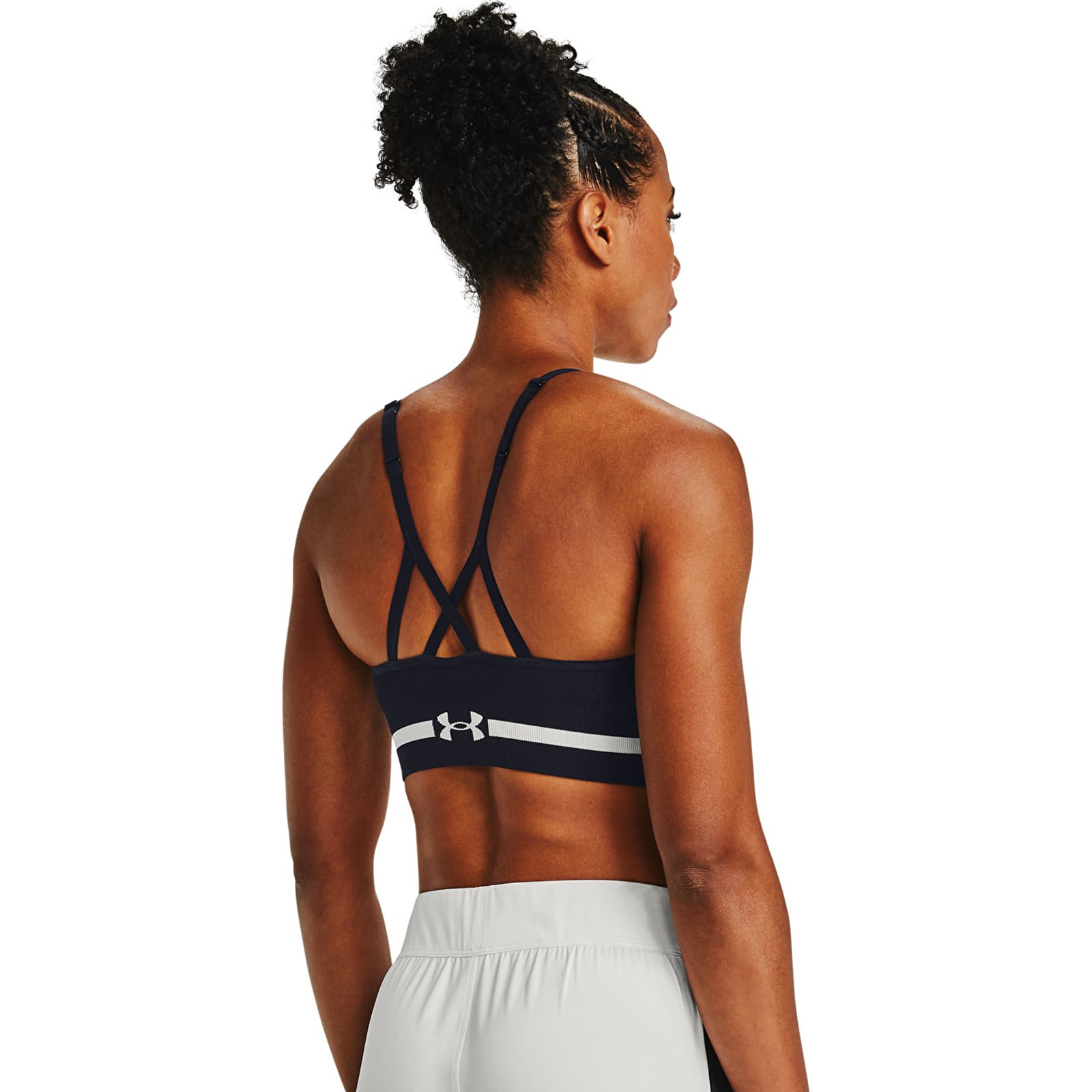 Bras Under Armour Seamless Low Long Bra Black