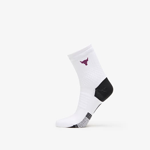 Under Armour Project Rock AD Playmaker 1-Pack Mid White/ Black/ Purple Gemini