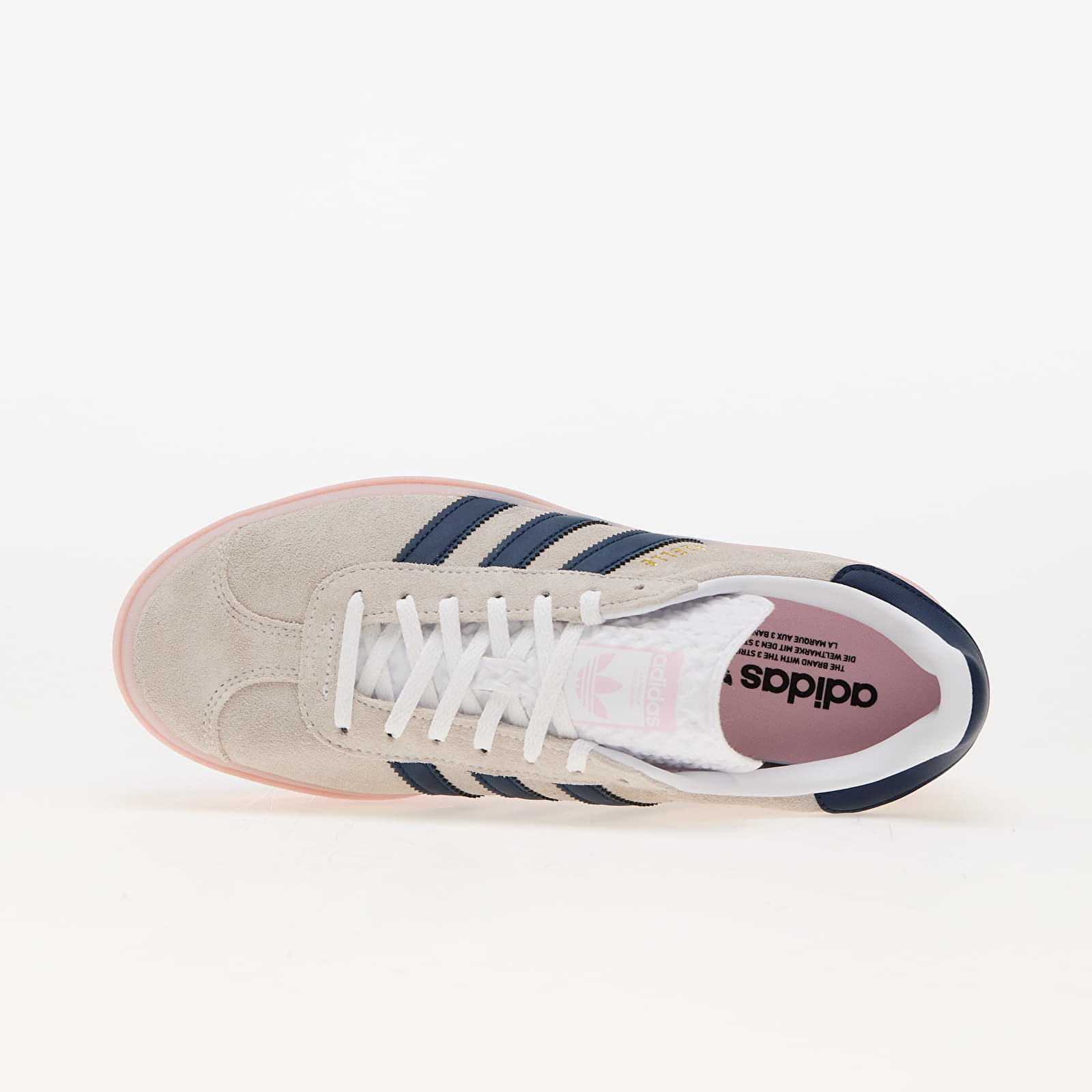 Sapatos de mulher adidas Gazelle Bold W Ftw White/ Clear Pink/ Night Indigo