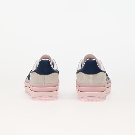 Adidas gazelle white and pink best sale
