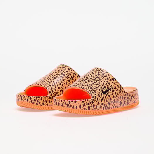 Nike slippers orange online