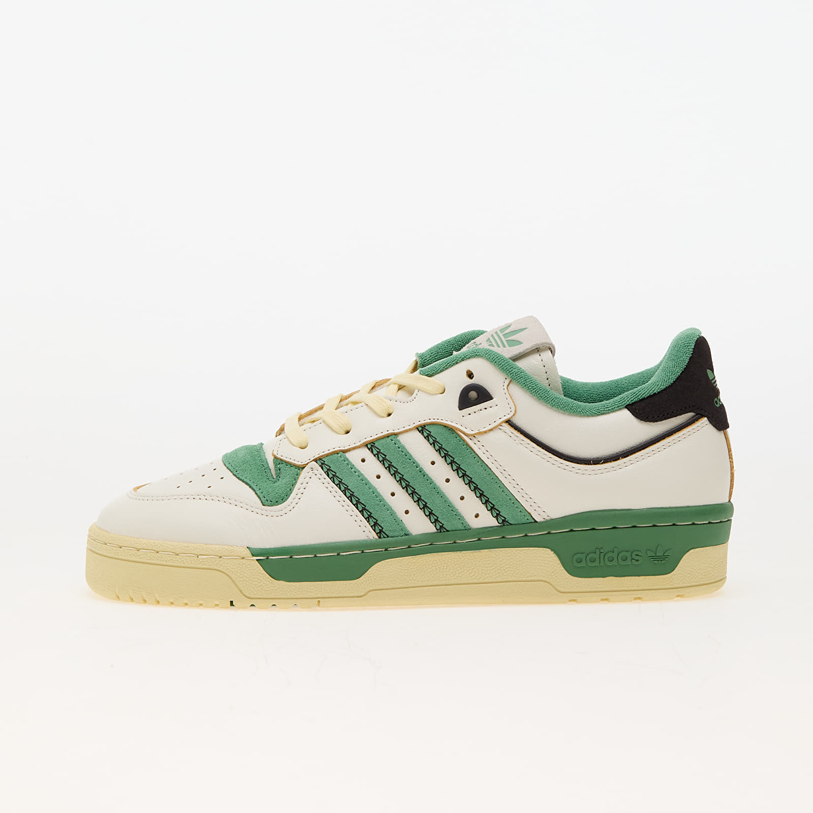 Levně Tenisky adidas Rivalry 86 Low Cloud White/ Preloved Green/ Easy Yellow