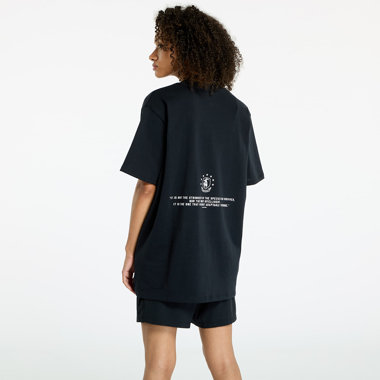 Koszulki Under Armour Project Rock  Campus Q3 T-Shirt Black/ White