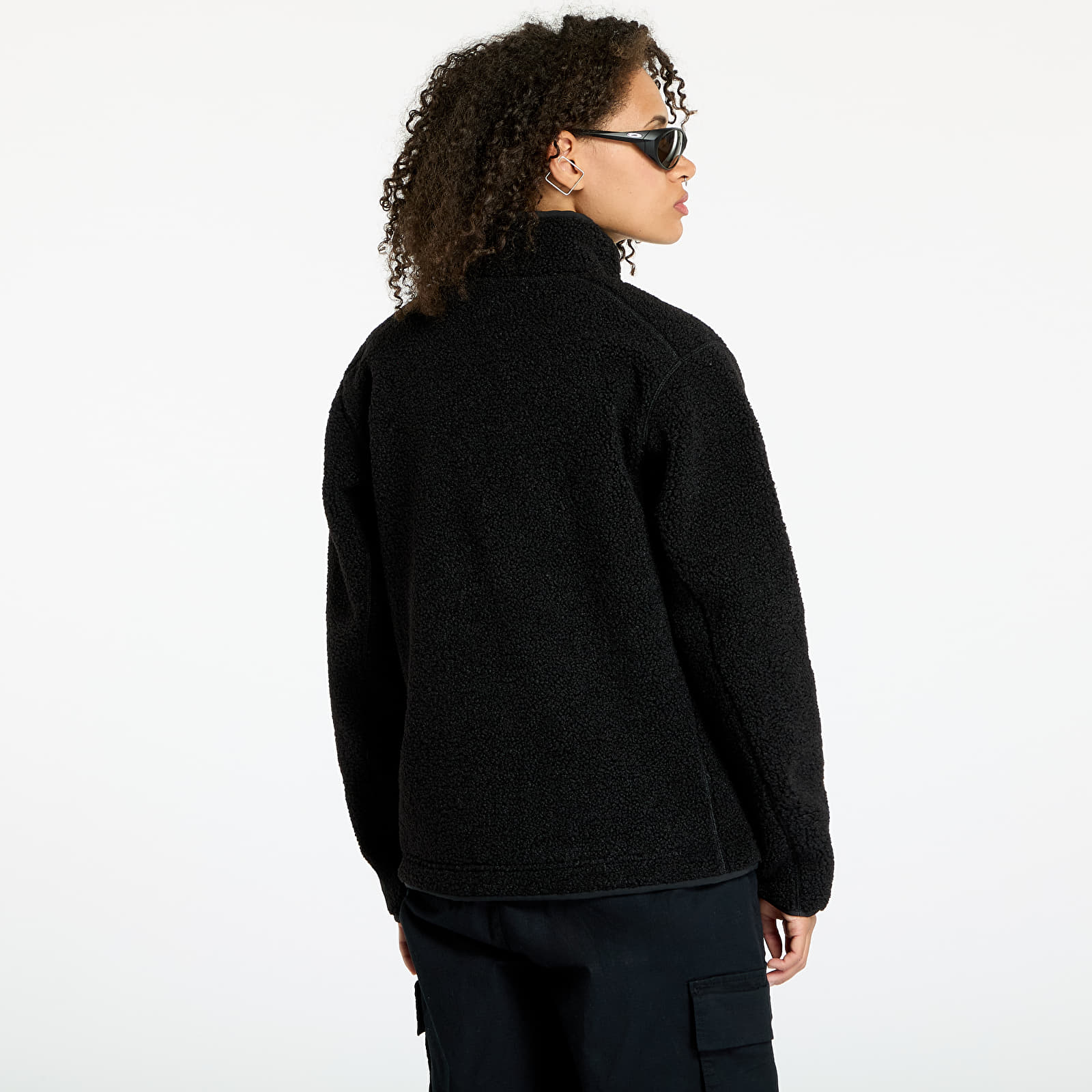 Dámské mikiny adidas Terrex Xploric High Pile Fleece Pullover Black