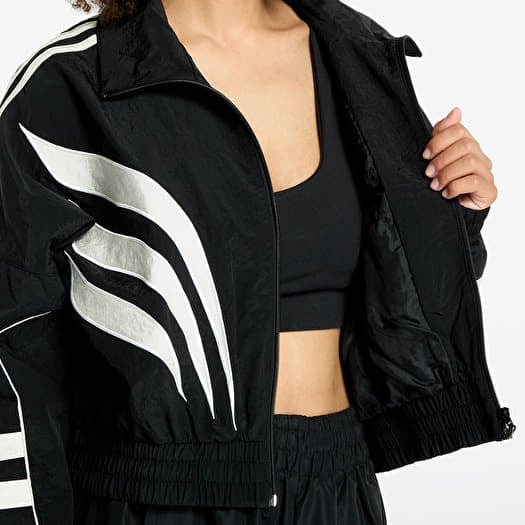 Jackets adidas Crop Atlanta Track Top Black Footshop
