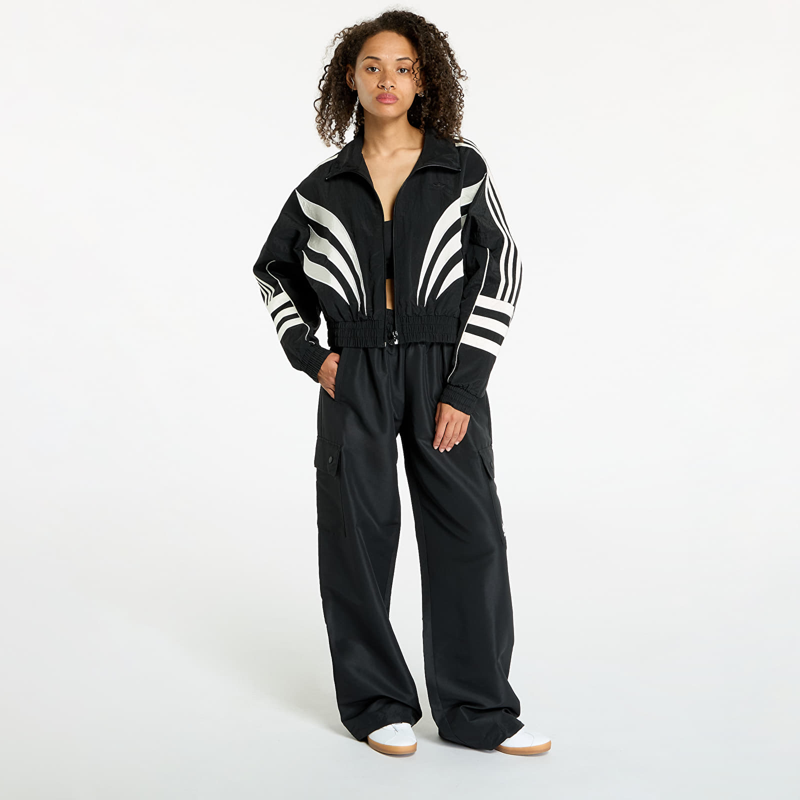 Jacken adidas Crop Atlanta Track Top Black