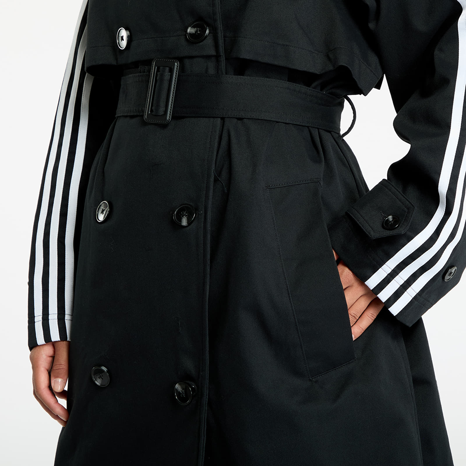 Cappotti adidas Tcoat Twill Black Footshop