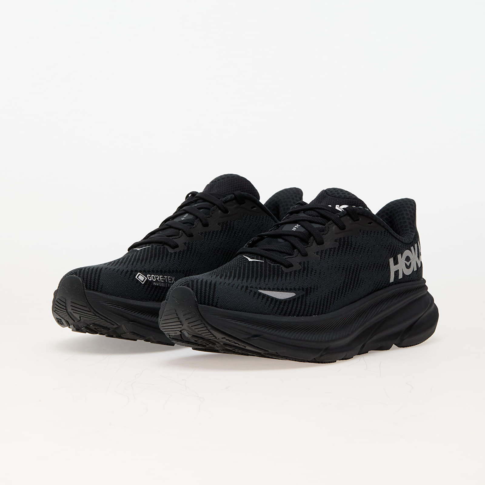 Sapatos de mulher Hoka® W Clifton 9 GTX Black/ Black