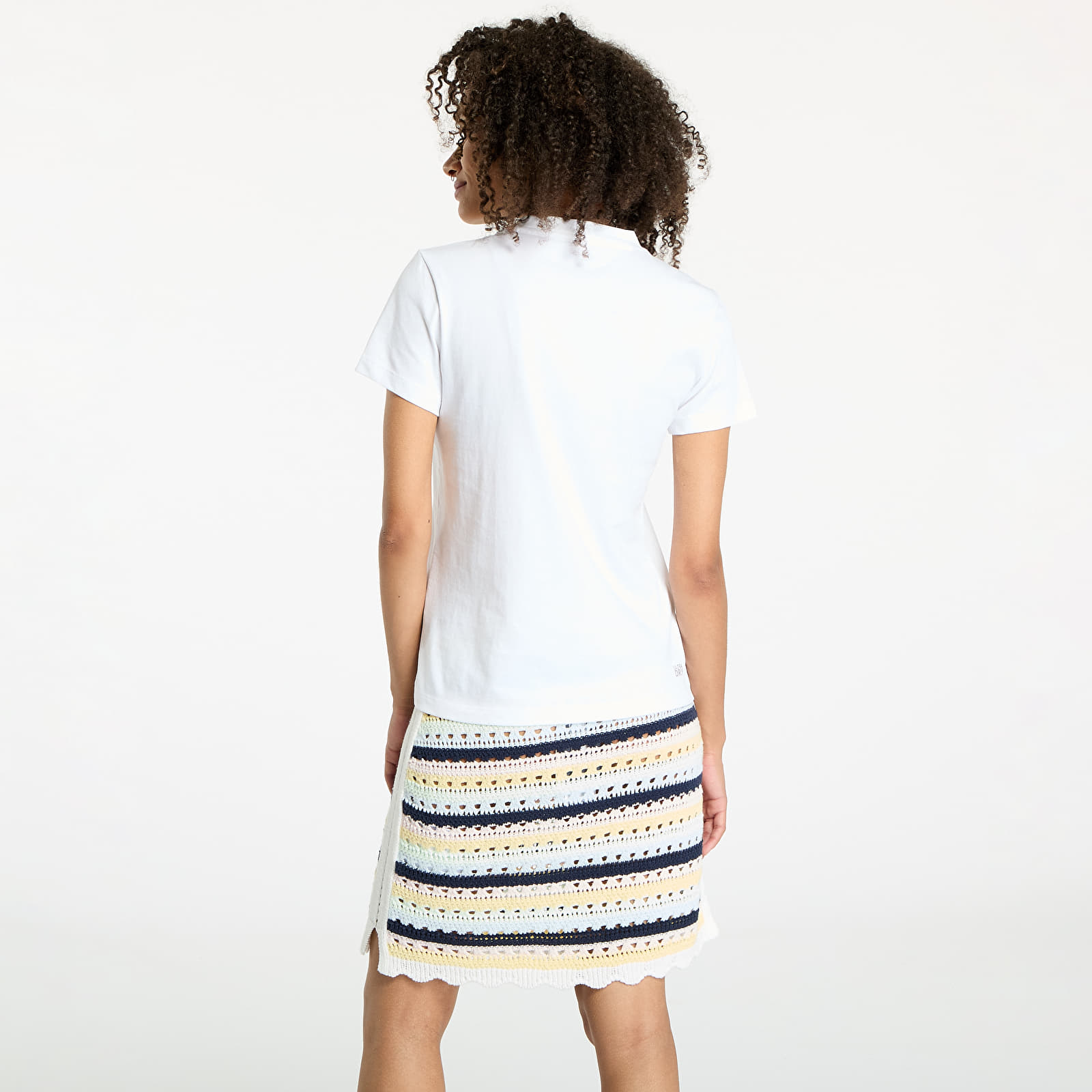 T-skjorter for kvinner LACOSTE Tee-Shirt &Turtle Neck White