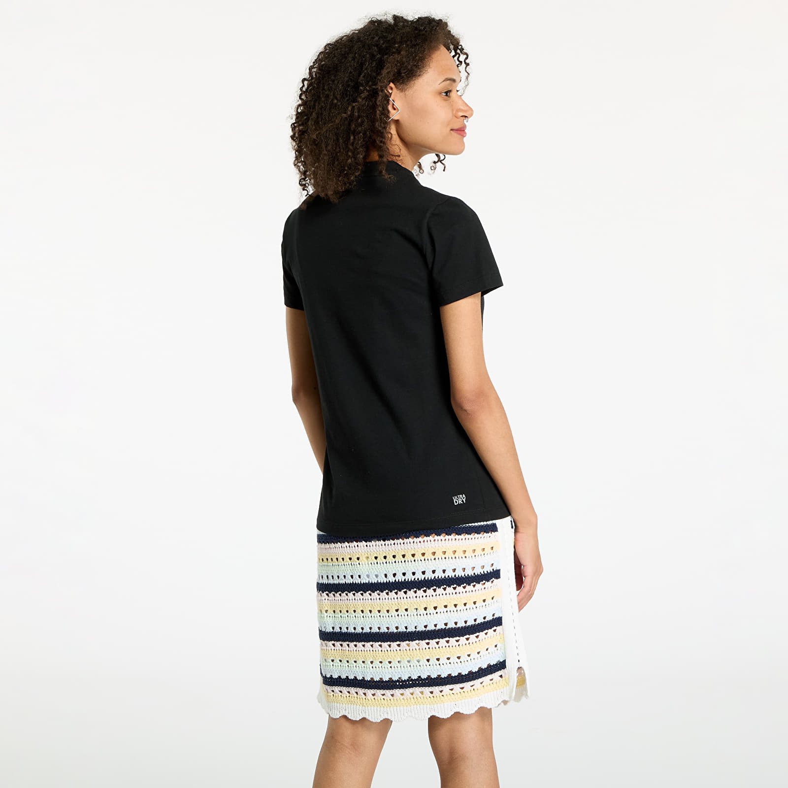 Naisten T-paidat LACOSTE Tee-Shirt &Turtle Neck Black