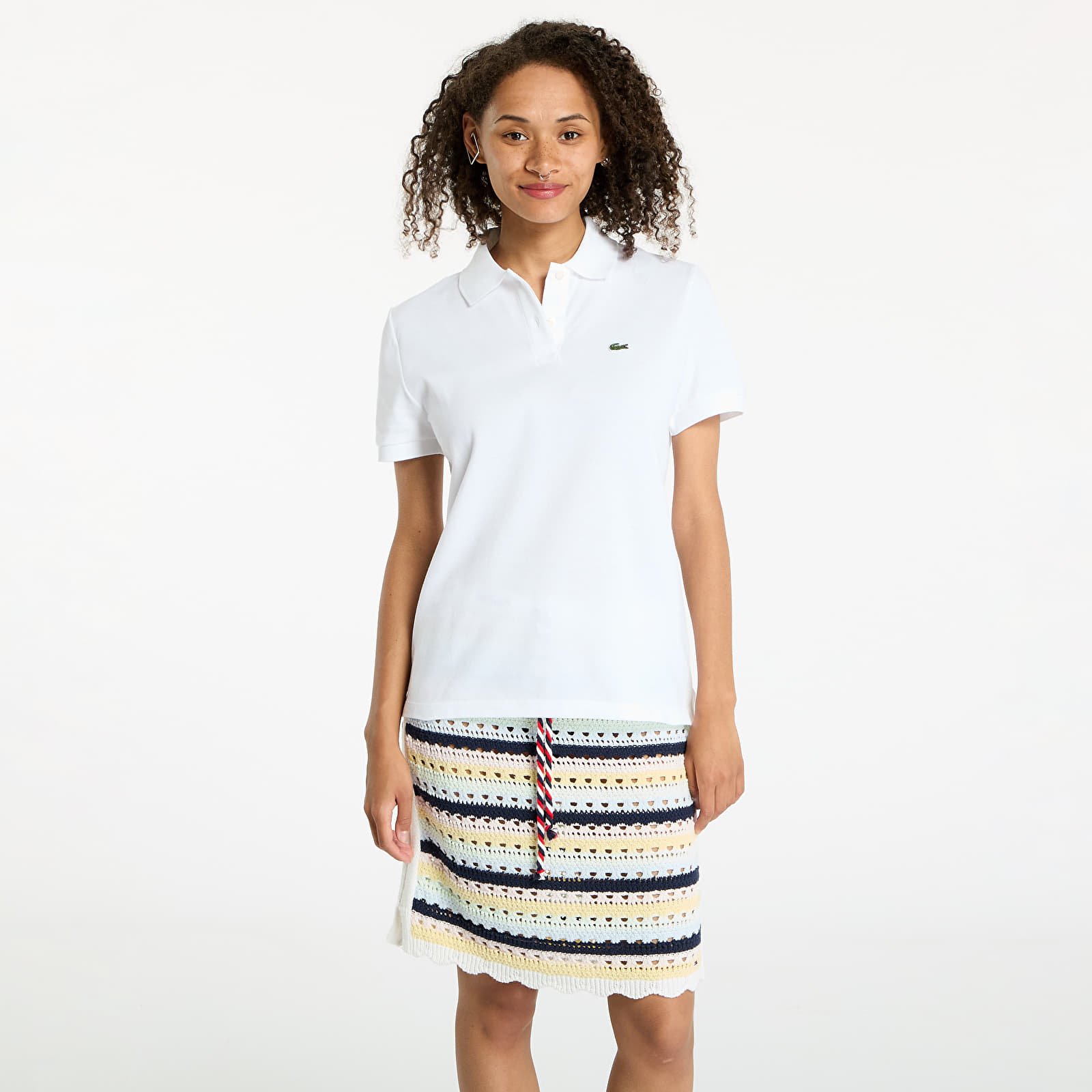 Жіночі футболки LACOSTE Polos White