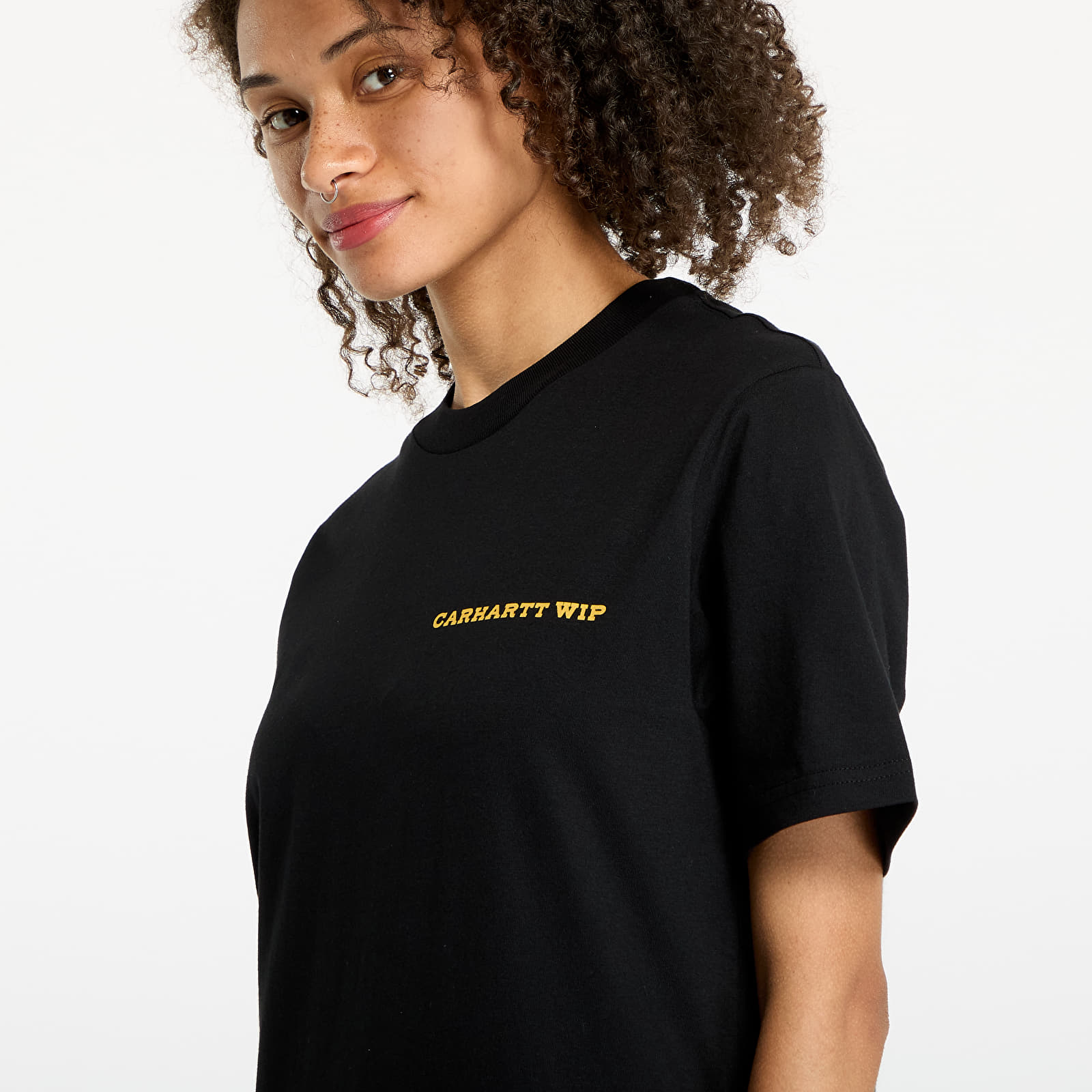 Männer T-Shirts Carhartt WIP S/S Home State T-Shirt UNISEX Black