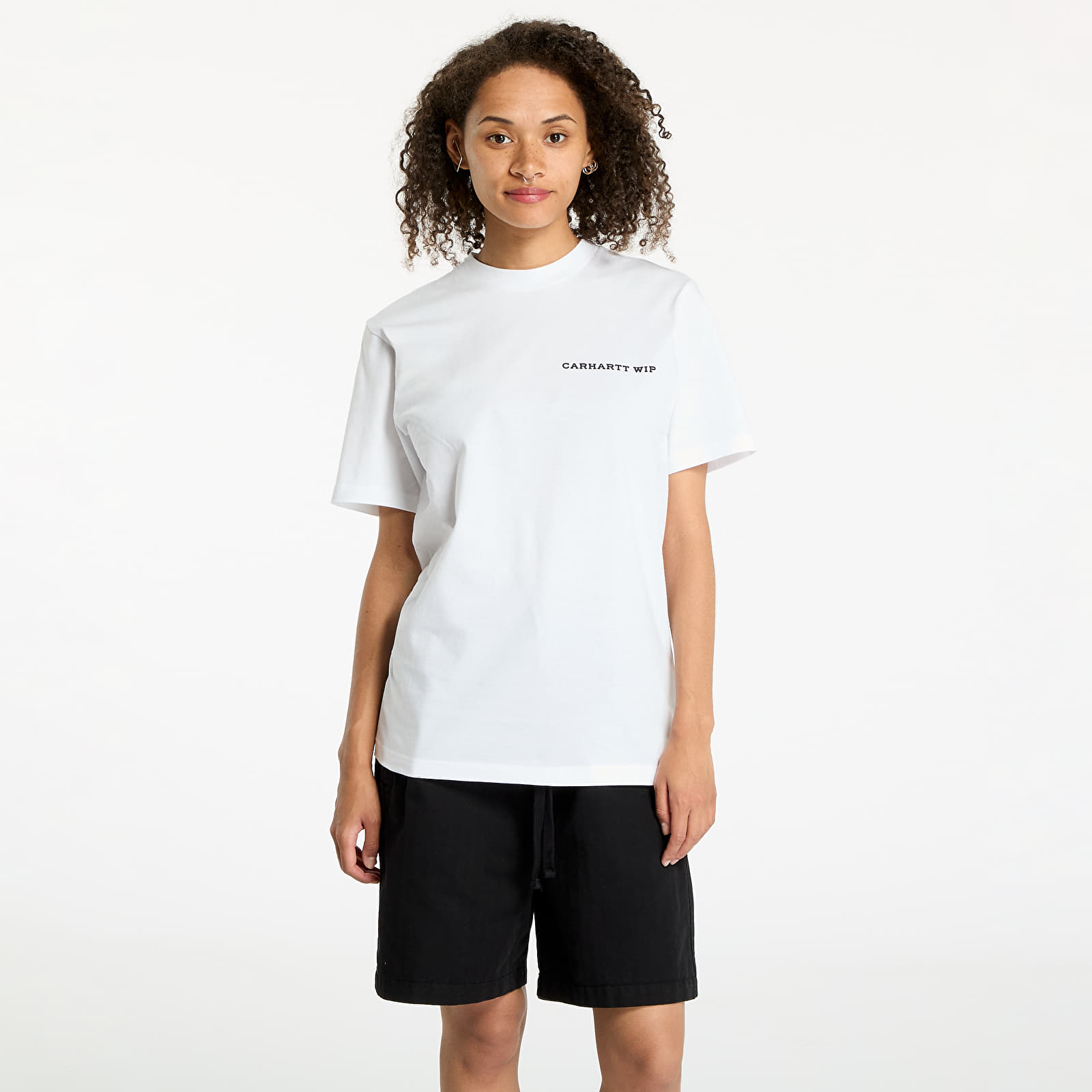 Moške majice  Carhartt WIP S/S Home State T-Shirt UNISEX White