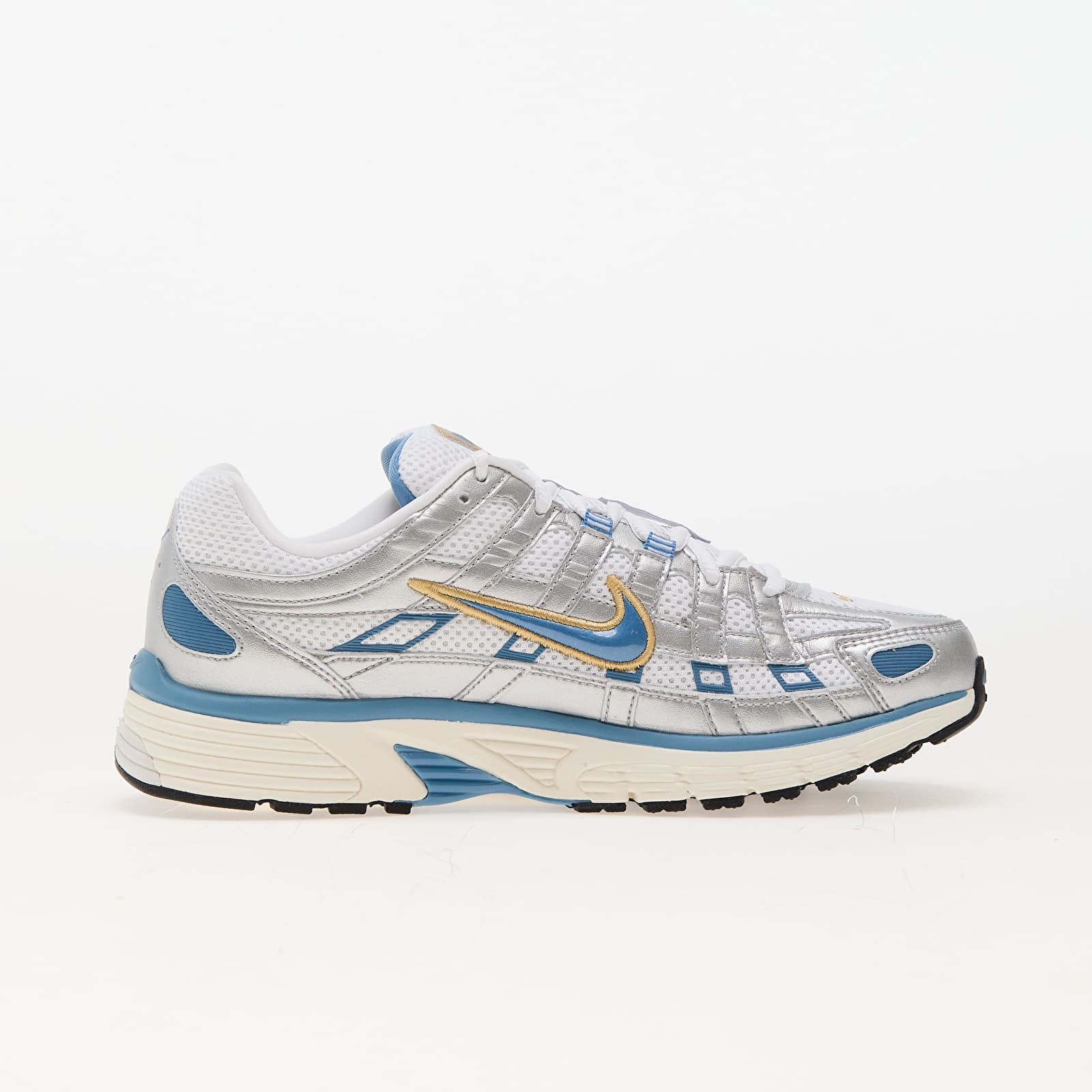 Zapatillas Hombre Nike P-6000 White/ Aegean Storm-Metallic Silver
