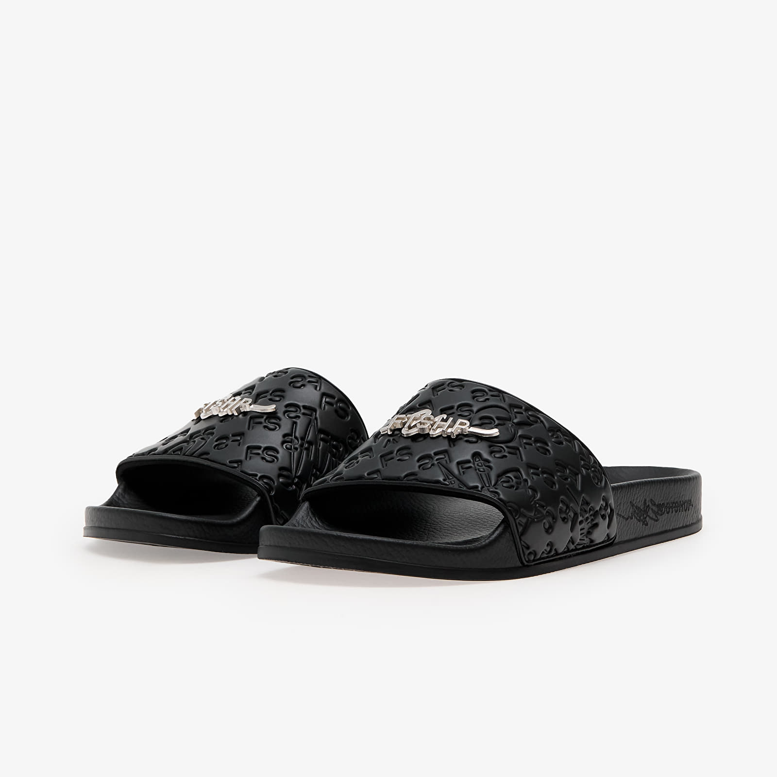 Men's shoes FTSHP Monogram Slides Black