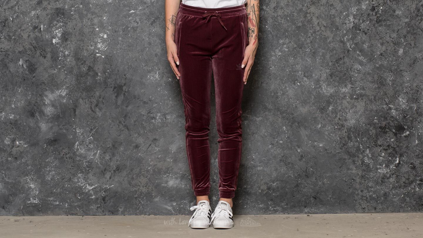 Adidas originals womens velvet vibes shirt maroon deals